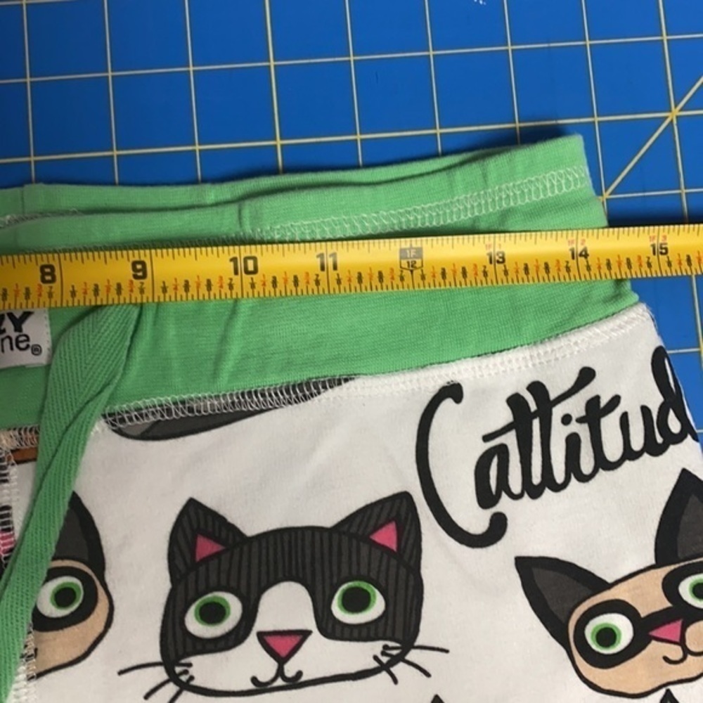 LAZY ONE Cattitude Pajama Pants Small EUC - Picture 7 of 9